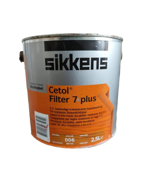 SIKKENS FILTER 7 PLUS COLOR 006 ROBLE CLARO 2,50LT