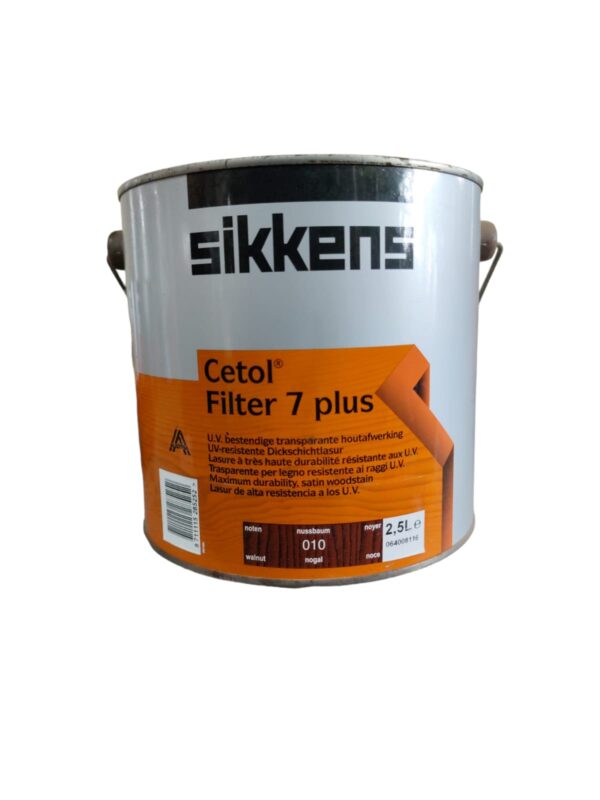 SIKKENS FILTER 7 PLUS COLOR 010 NOGAL 2.5 LTS