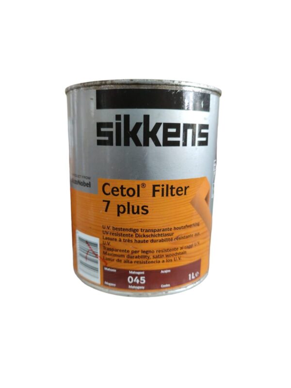 SIKKENS FILTER 7 PLUS COLOR 045 MAHOGANY 1Lts