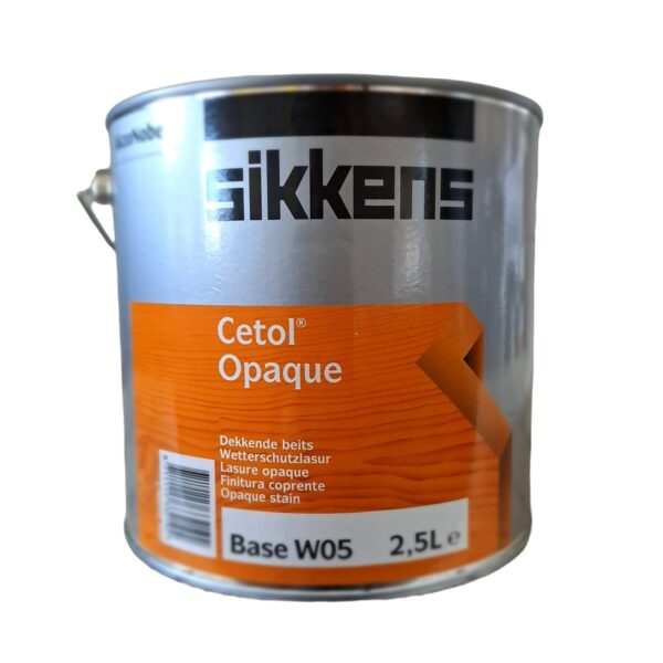 SIKKENS OPAQUE BASE W05 2,5 L PINTURA P/ MADERA