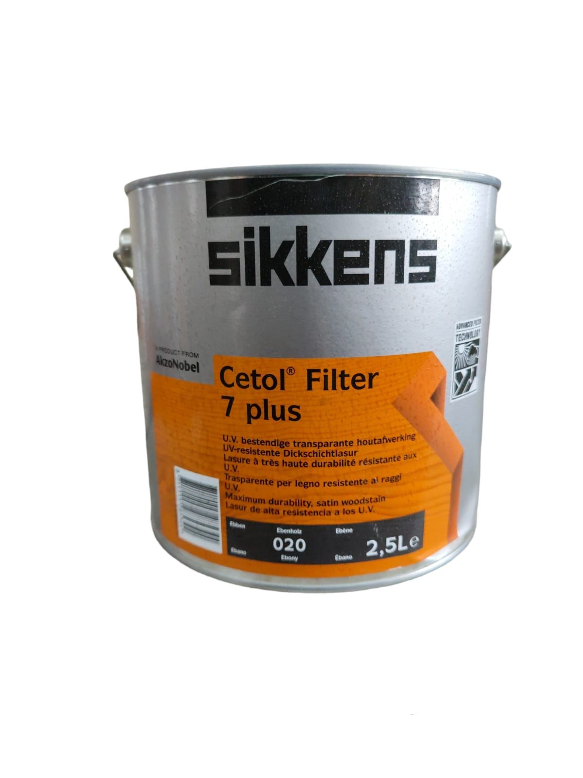 SIKKENS FILTER 7 PLUS COLOR 020 EBANO 2,50 LT SIKKENS FILTER 7 PLUS COLOR 020 EBANO 2,50 LT